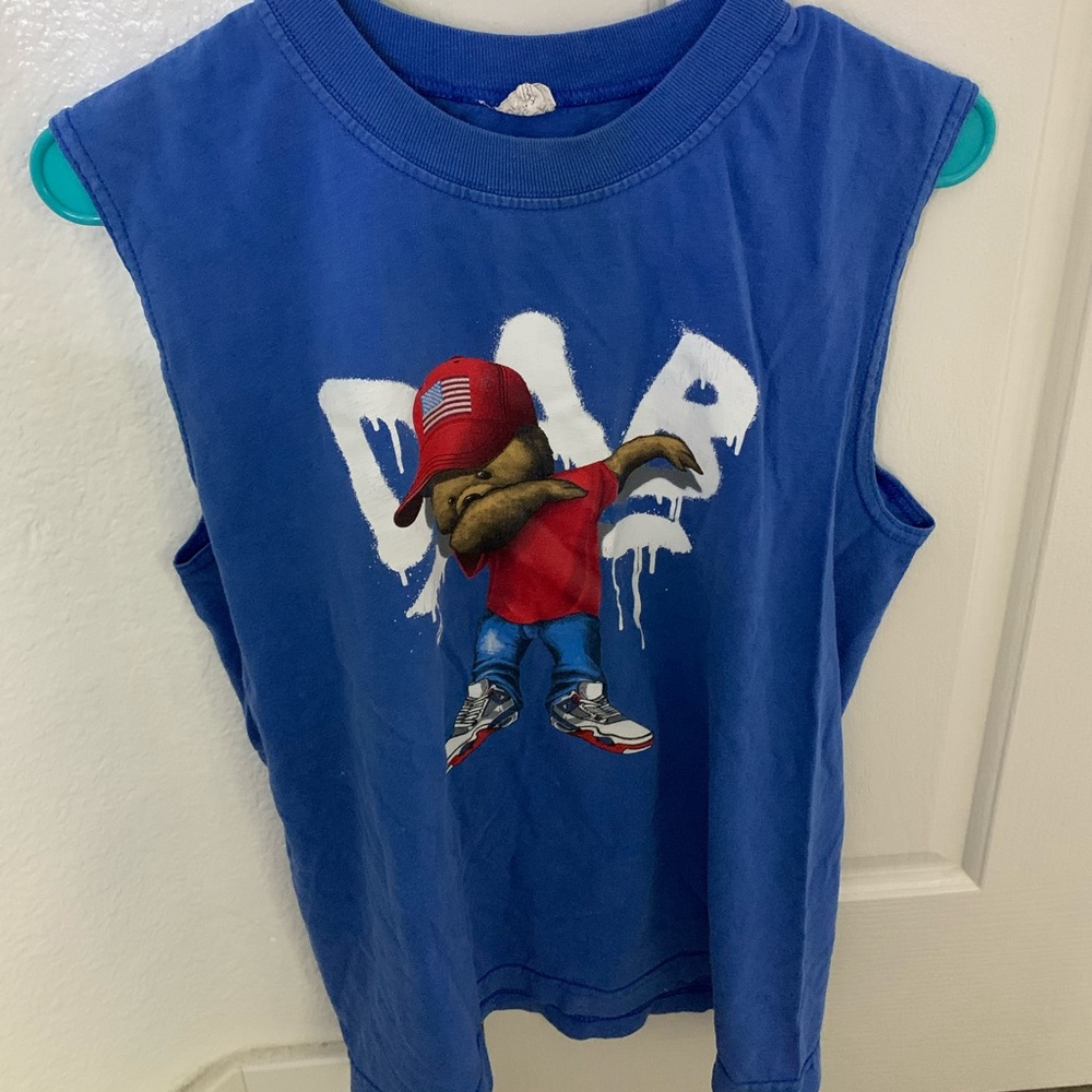 Blue tank top
